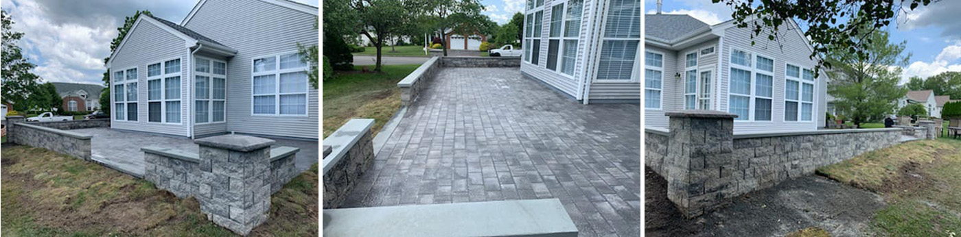 Paver Patio and Retaining wall